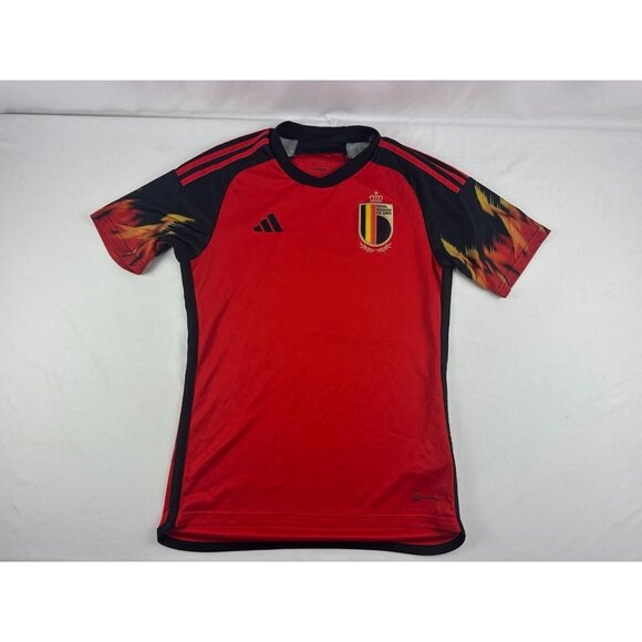 BELGIUM NATIONAL TEAM HOME FOOTBALL SHIRT 2022 2023 JERSEY SIZE MEN’S Small - Picture 1 of 8